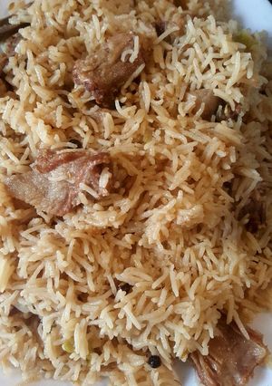 A picture of Motton pulao.
