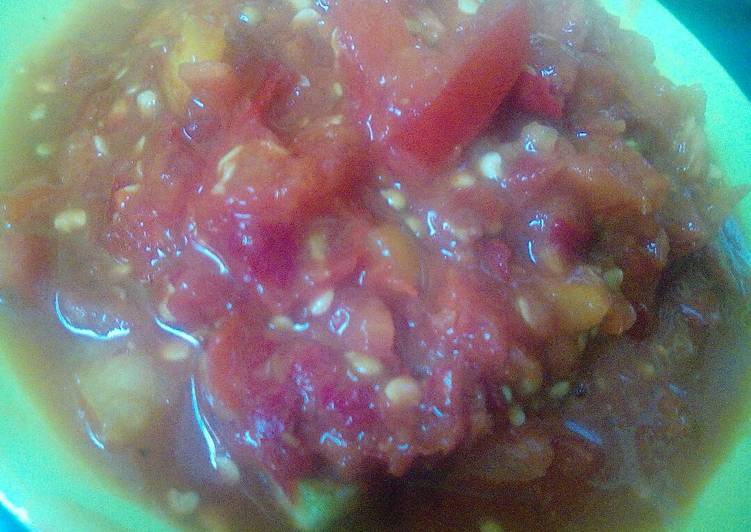 Langkah Mudah untuk Membuat Sambel tomat, Enak Banget