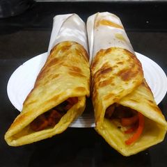 A picture of Veg. Chapati Roll.