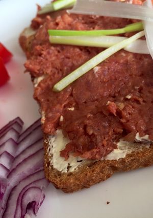 Tatár beefsteak🥩😋 recept fotója