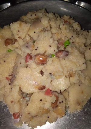 A picture of Rava upma.