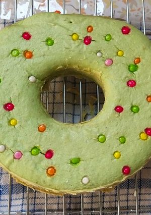 Foto resep Bolu Pisang Pandan Lembut (All in One Method)