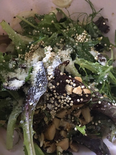 A picture of Fennel salad in lemon vinaigrette.