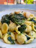 Orecchiette agli spinaci, gorgonzola e noci