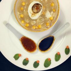 Chicken corn soup🍲 A picture of Chicken corn soup🍲.