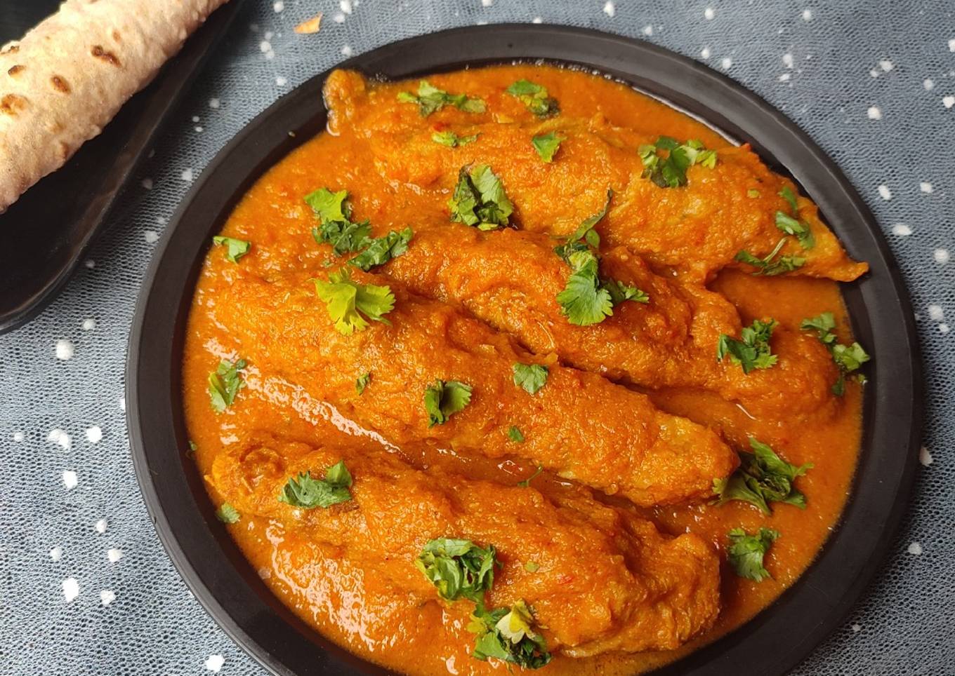 Dhaba Style Soya Chaap (gravy)