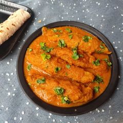 Dhaba Style Soya Chaap (gravy) A picture of Dhaba Style Soya Chaap (gravy).