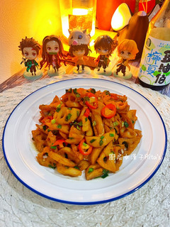 醬炒蓮藕 的食譜成品照片