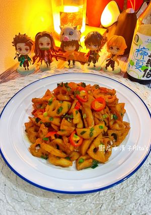 醬炒蓮藕 的食譜成品照片