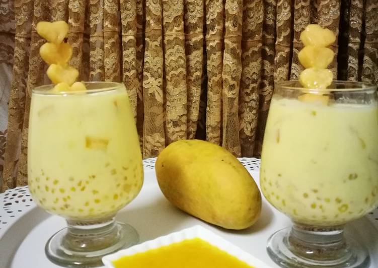 Recipe of Perfect Mango sago with coconut milk