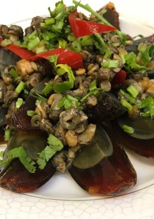 皮蛋鑲澎湖野生珠螺 的食譜成品照片