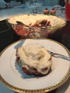 Φωτογραφία της συνταγής Red velvet cinnamon rolls