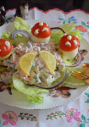 A picture of Egg mayonnaise/Summer salad.