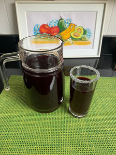 Una foto de Chicha morada