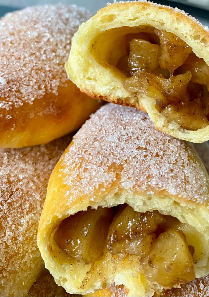 Фото Творожные пирожки с яблочной начинкой. 🍎.