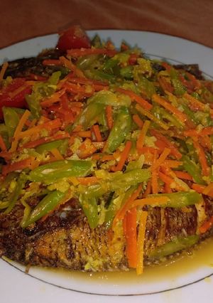 Foto resep Ikan nila bumbu kuning