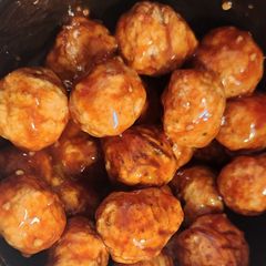 A picture of Hot Honey Meatball Appetizer.