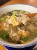ข้าวต้มไข่ซุปมิโสะ