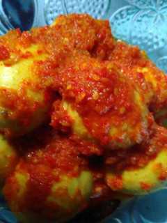 Foto resep Balado telur goyang lidah