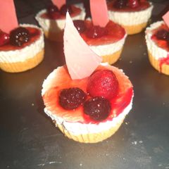 Mini cheese cake(instant) A picture of Mini cheese cake(instant).