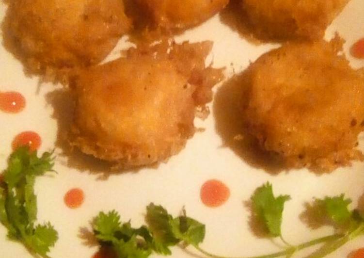 Simple Way to Make Perfect Katlesi #Team contest #Mashed dishes #Mashy patty