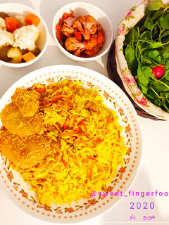 عکسی از دستور هویج پلو