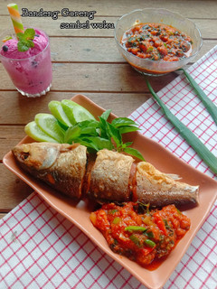Foto resep Bandeng goreng sambel woku