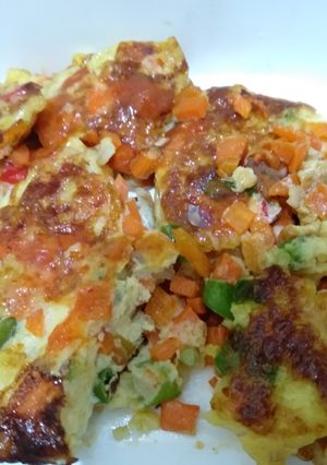 Foto resep Omelet Sayuran