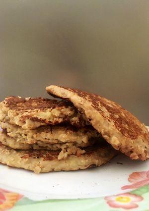 Una foto de Pancakes de Banana y Avena