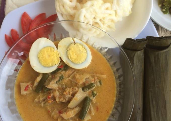 Standar Resep membuat Lontong Sayur ala Padang dijamin enak