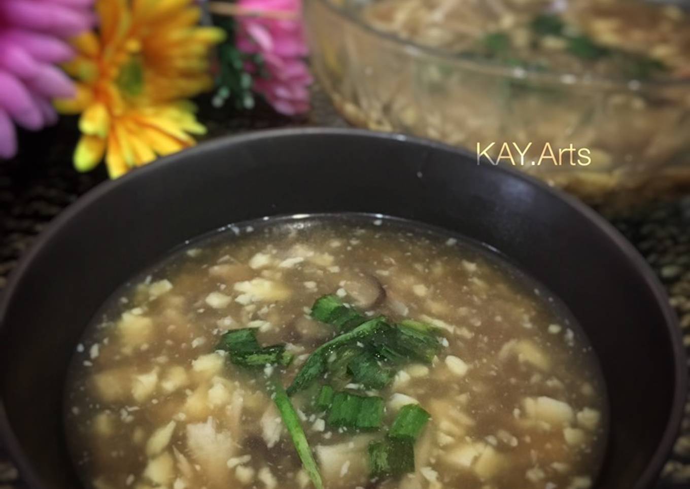 Sup Daging Kepiting Shiitake