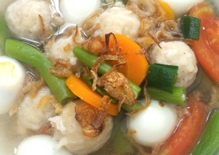  Resep  Sup Bakso  Telur  Puyuh  oleh Laily Agustien 