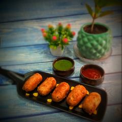A picture of Sweet corn cutlets.