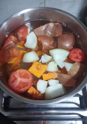 Una foto de Caldo casero