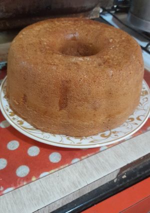 Una foto de Torta con cubitos de manzana 🍎🥧
