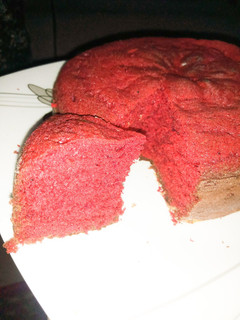 A picture of Red velvet cake.