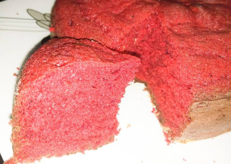 Easiest Way to Make Speedy Red velvet cake