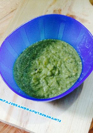 Foto resep Bubur ubi jalar kangkung ayam-MPASI