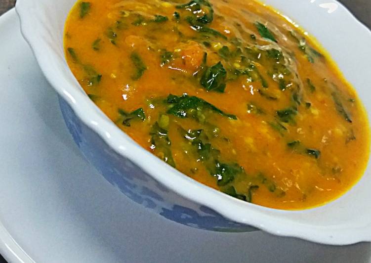 Easiest Way to Prepare Any-night-of-the-week Besan fenugreek leaves curry