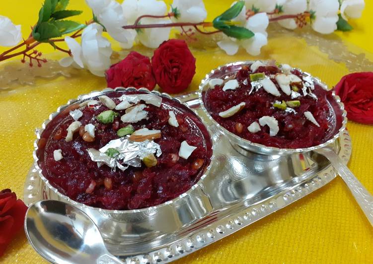 Recipe of Ultimate Beetroot and apple halva