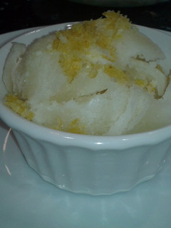 A picture of Simple Lemon Sorbet.