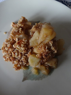 Foto de Crumble de maçã e canela