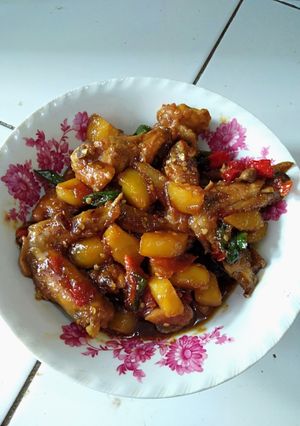 Foto resep Ayam Kentang Kecap Pedas