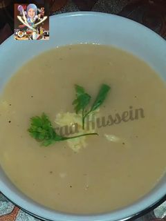 صورة لوصفة شوربة القرنبيط بالشيدر