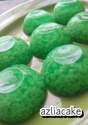 Foto resep Puding lumut simple