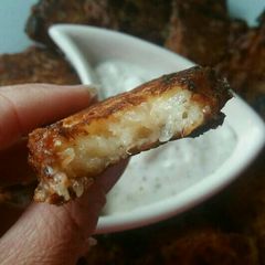 A picture of Vickys Onion Fritters, GF DF EF SF NF.