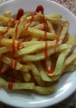 صورة لوصفة بطاطا مقلية 🍟🍟