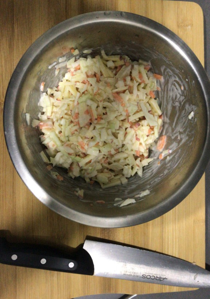 Una foto de Ensalada 🥗 de col americana