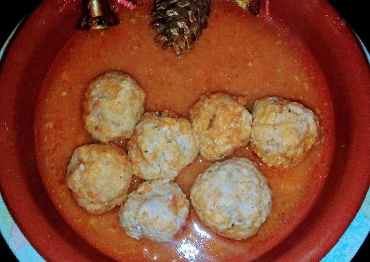 Albóndigas de ternera con salsa de verduras(muy saludable)