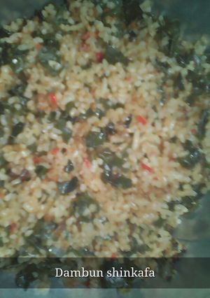 A picture of Danbun shinkafa.